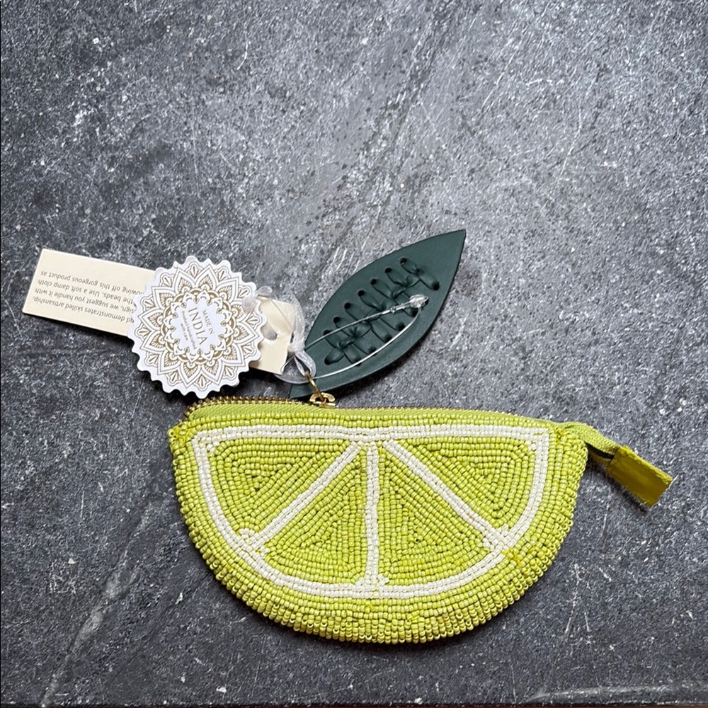 Lime Beaded Clutch Viral TJ MAXX bag